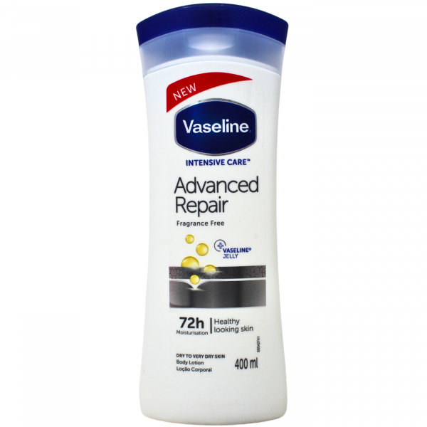 Vaseline Body Lotion Advanced Repair Unscented 400mL